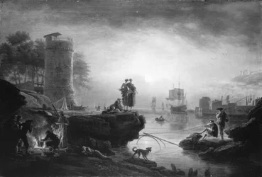 Seaport at Sunrise